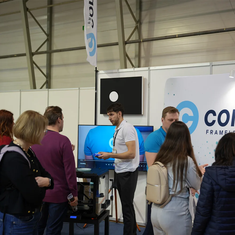 Conceiling product presentation at the international Estbuild exhibition