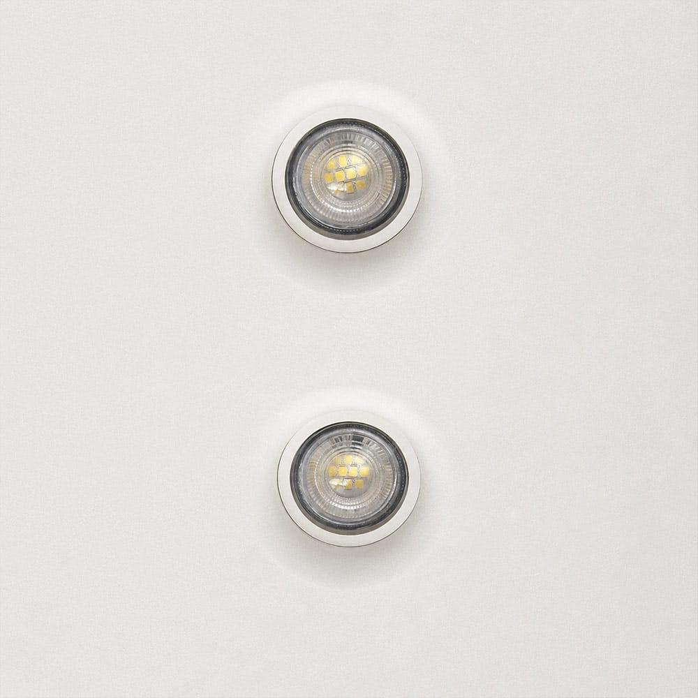 gu10 wave spotlights in interior