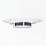 sentek smoke sensor installed in stretch ceiling with conceiling installation platform
